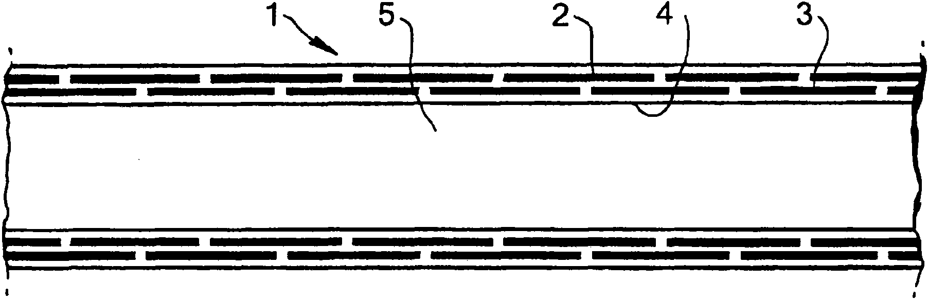 Production of tubular body comprising two or more layers of helically bended strips