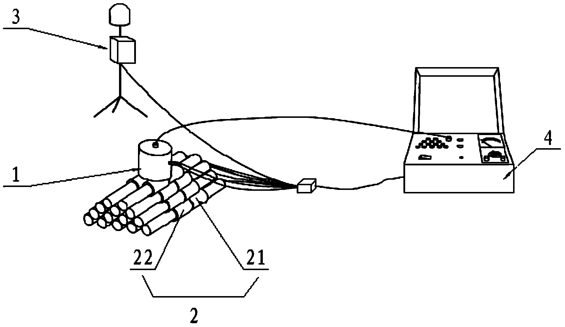 Simulated training device for ammunition explosion