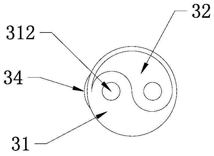 A dumpling skin forming device and forming method thereof