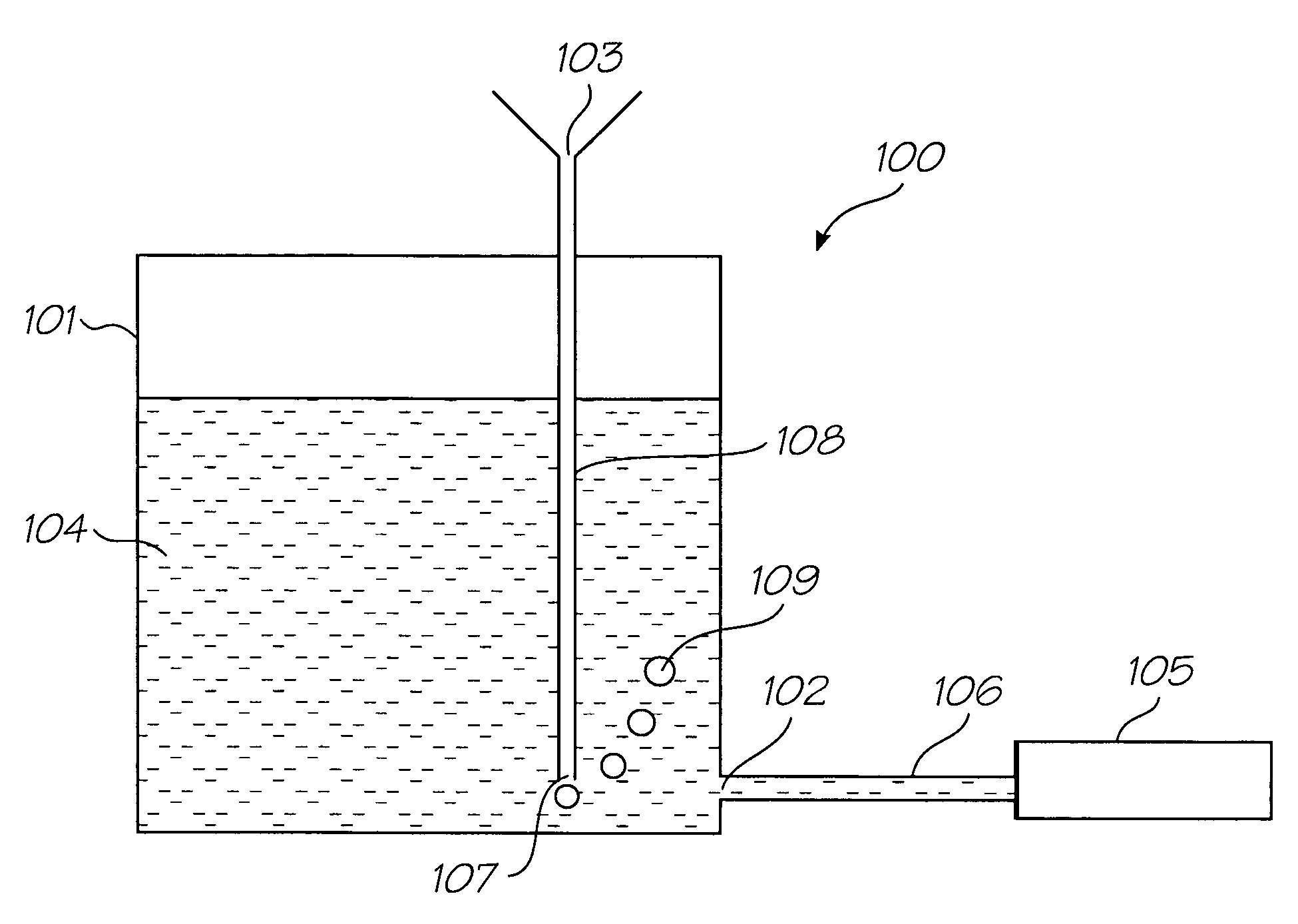 Method of regulating ink pressure