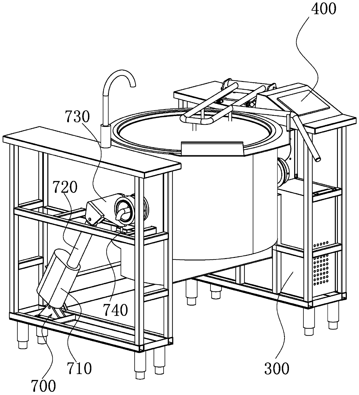 Electric heating steam pot