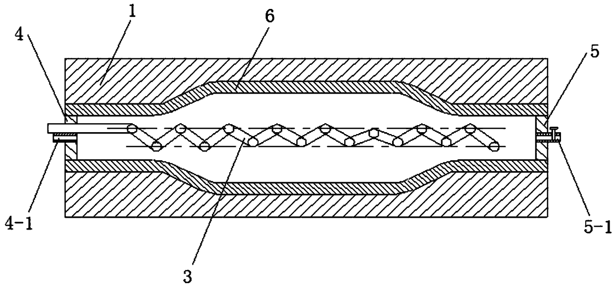 Pipe semi-solid air pressure contact forming method