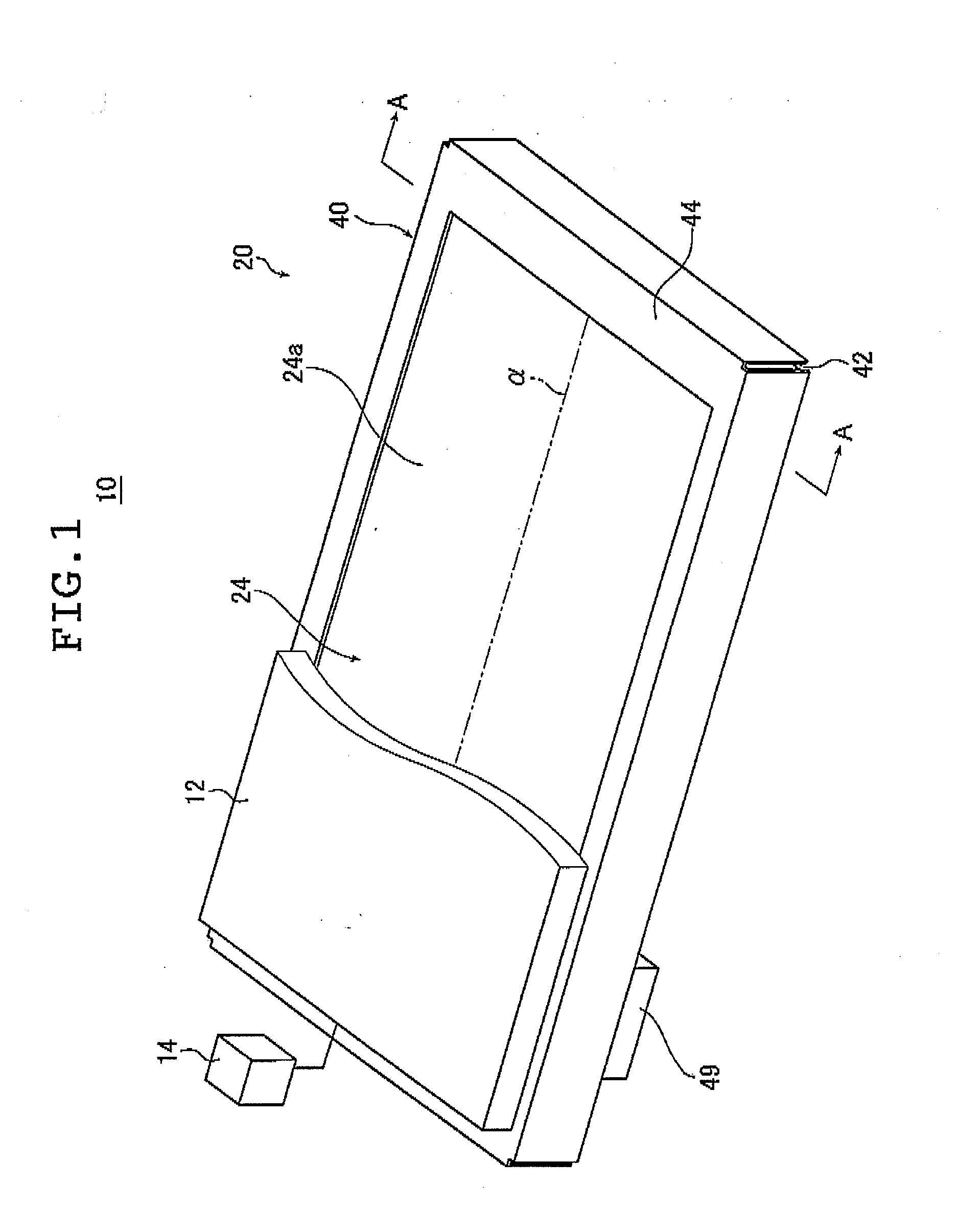 Planar lighting device