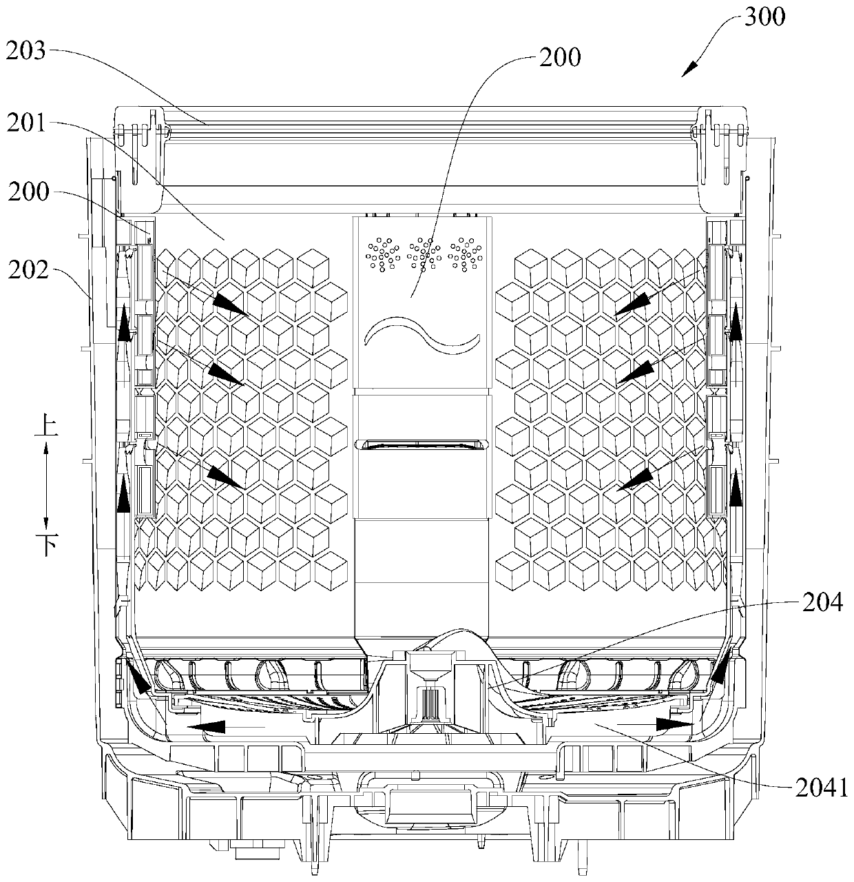 Float for pulsator washing machine and water spray plate having same, pulsator washing machine