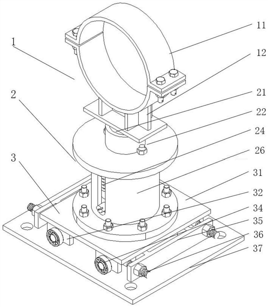 Valve connecting device for wind tunnel experiment