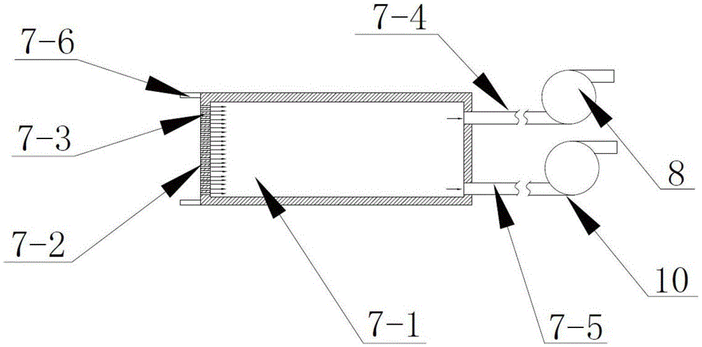 A production device for extruded film