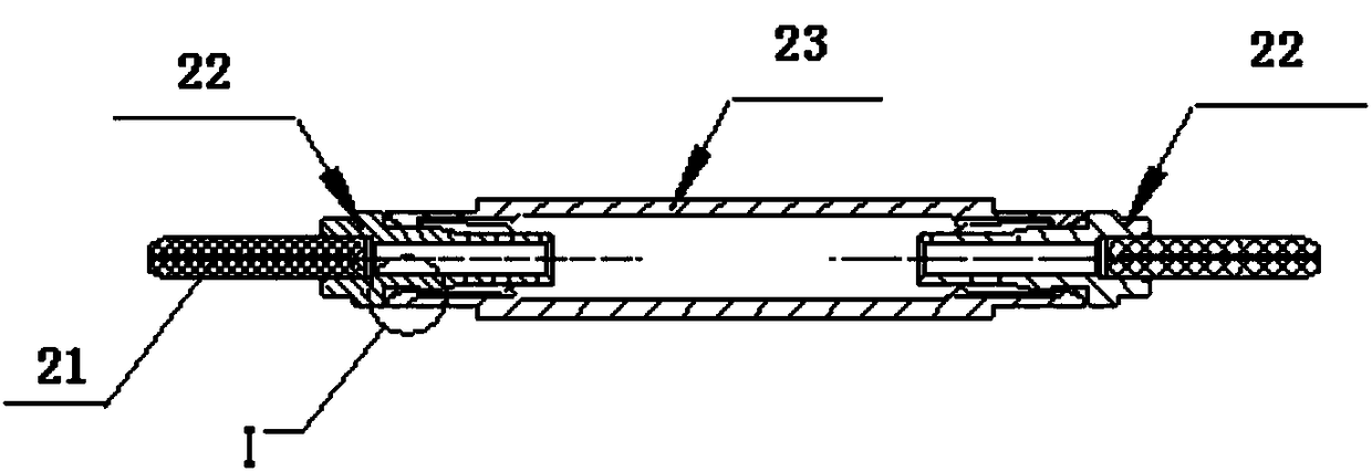 Floating optical fiber contact member and connector thereof