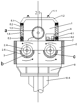 Electrical excitation vibration pile hammer equipment of engineering machinery