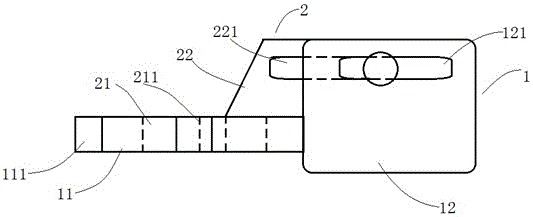 Automatic auxiliary traveling mechanism used in process of sewing front fly