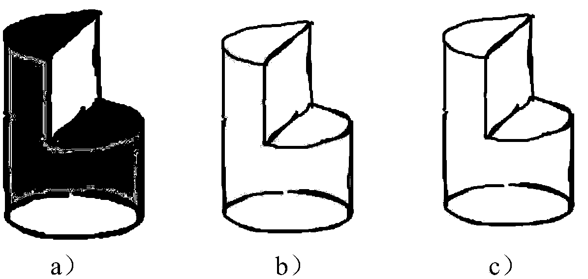 On-line multi-stroke axonometric sketch clustering method based on common boundaries of regions