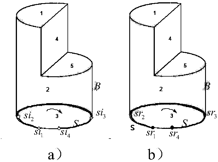 On-line multi-stroke axonometric sketch clustering method based on common boundaries of regions