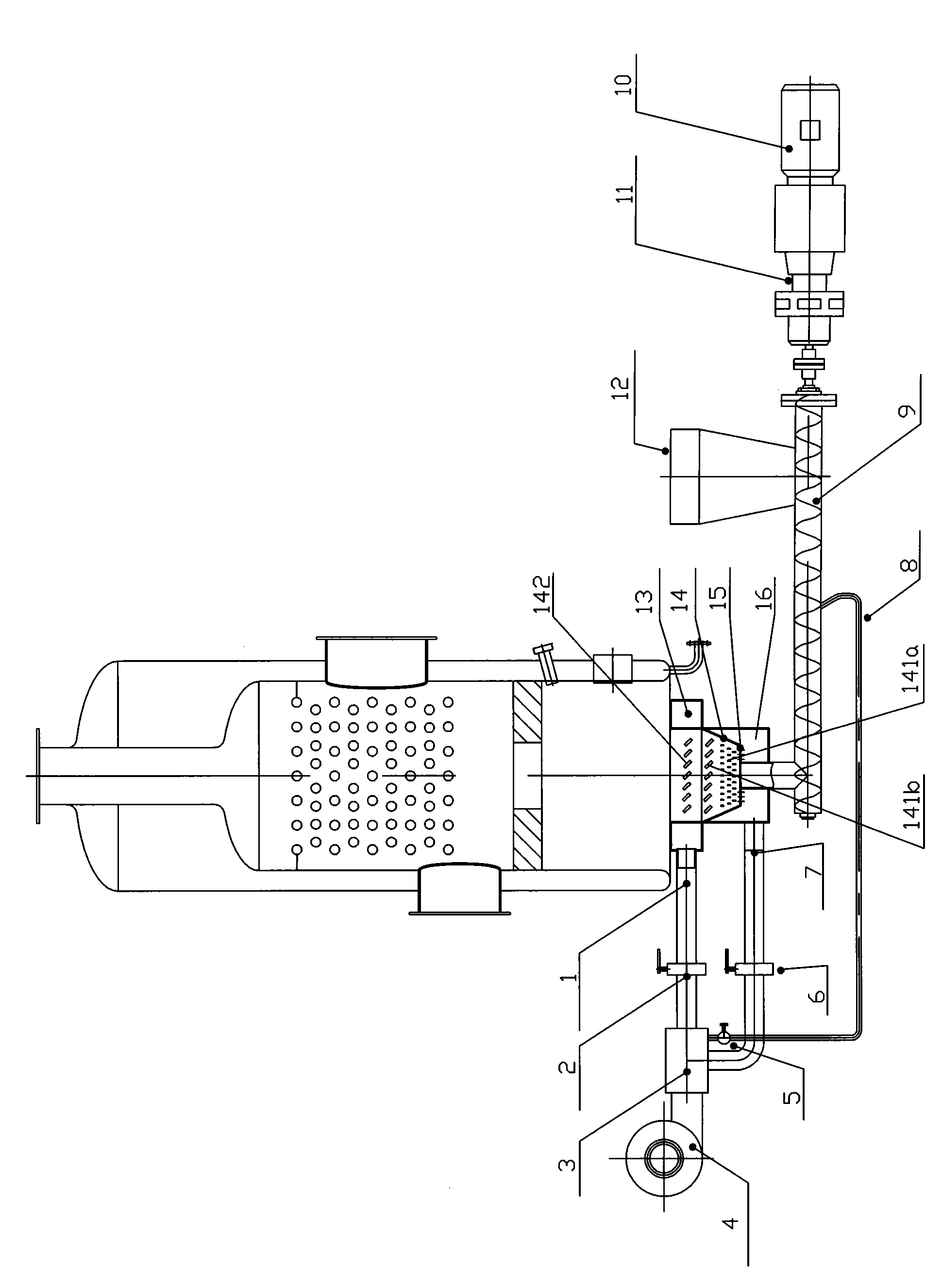 Biomass gasification fired boiler