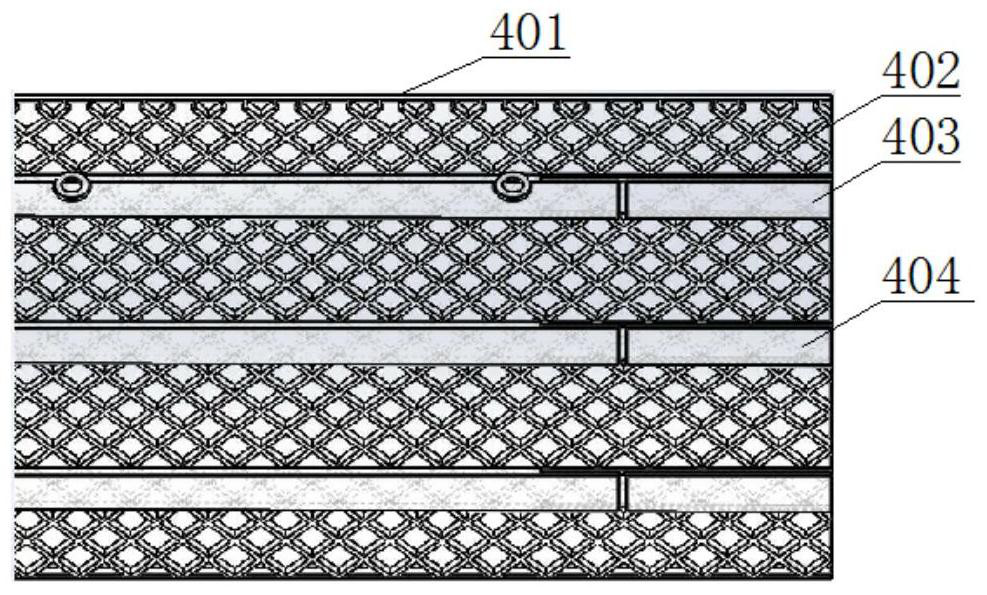 Wall protecting device for cast-in-situ bored pile and working method