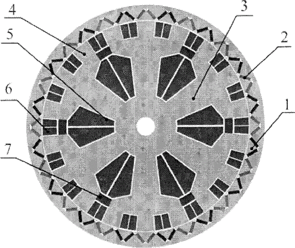 Permanent magnet harmonic motor