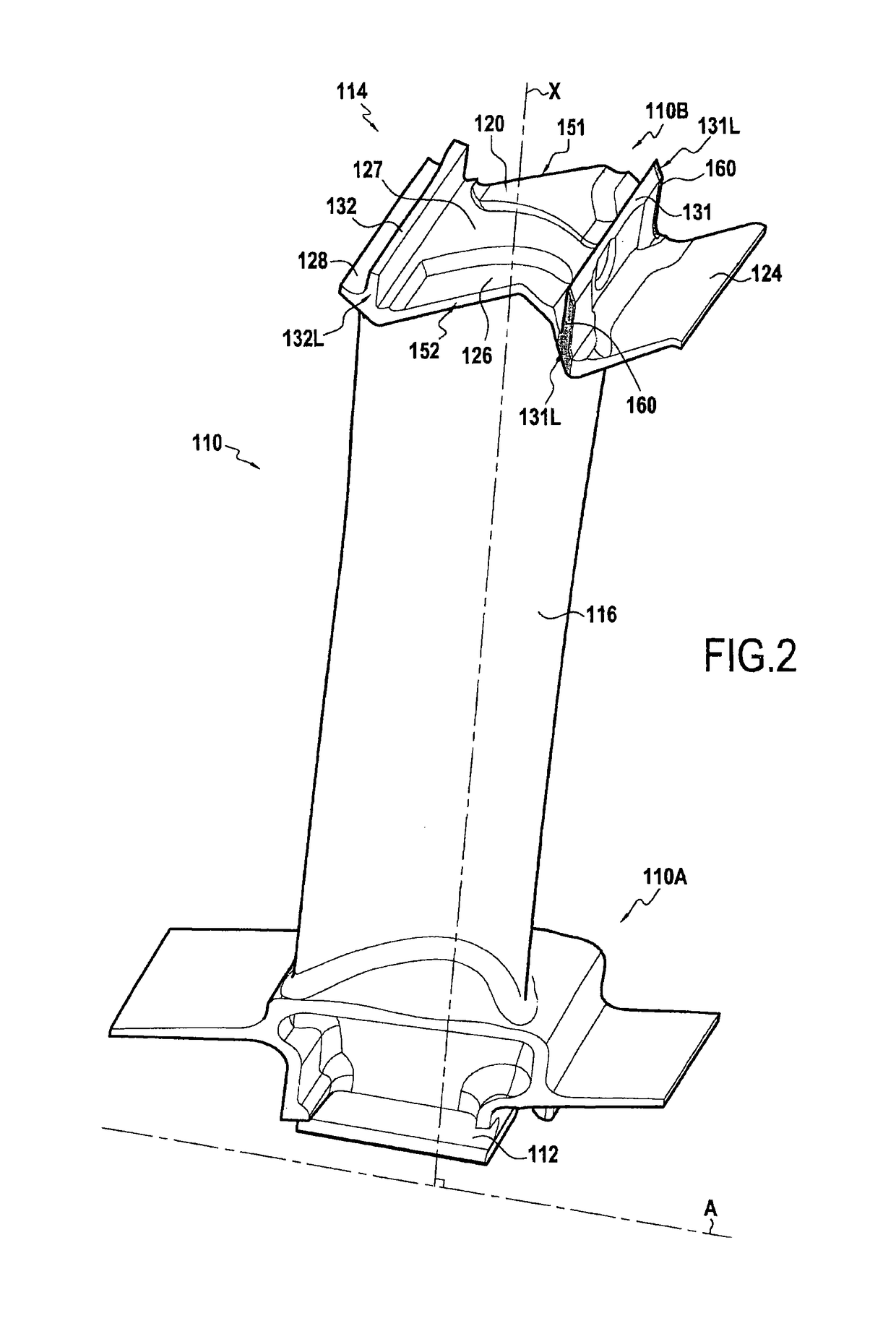 Turbomachine rotor blade