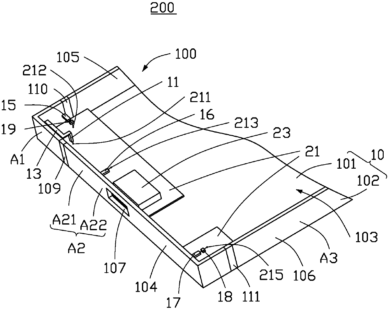 Antenna structure and wireless communication device having same