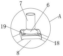 Part surface spraying device for automobile production