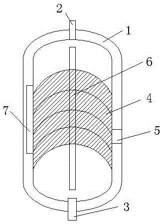 Biconvex dielectric-layer sewage treatment oil-water separator