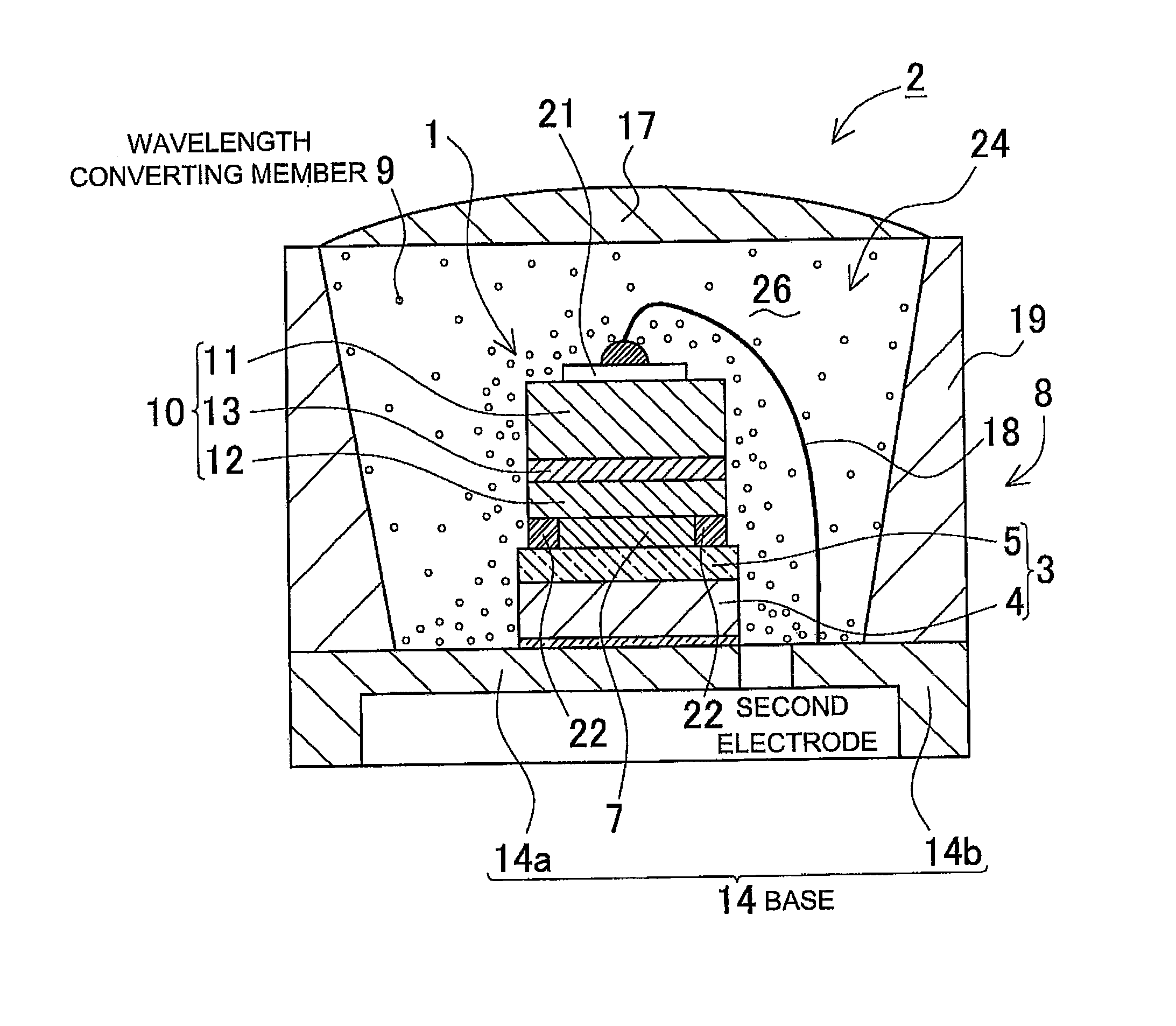 Light emitting element and light emitting device using the light emitting element