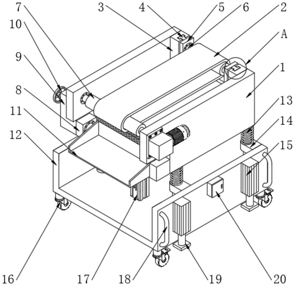 Conveying equipment for engineering machinery manufacturing and production