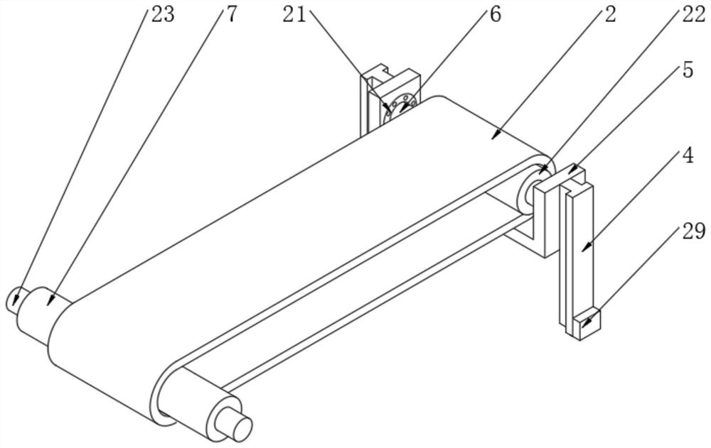 Conveying equipment for engineering machinery manufacturing and production