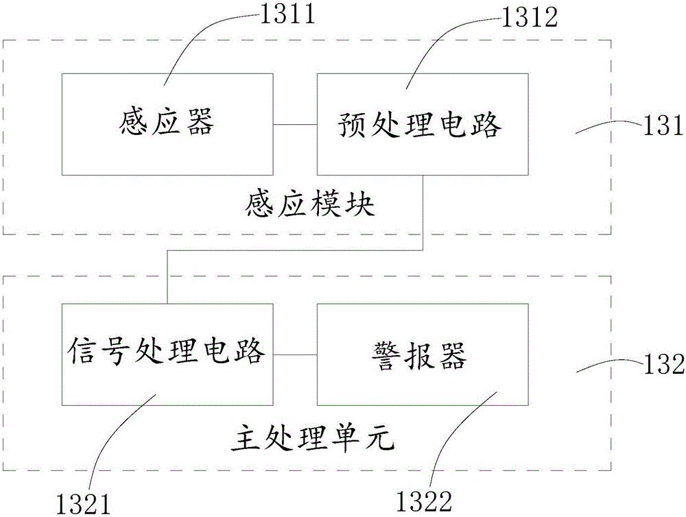 Abnormal brake sound detecting and warning device