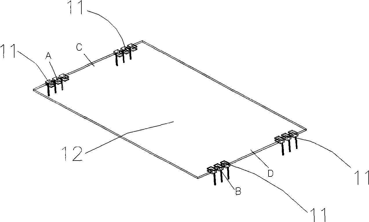 ITO heater and heating method of LCD