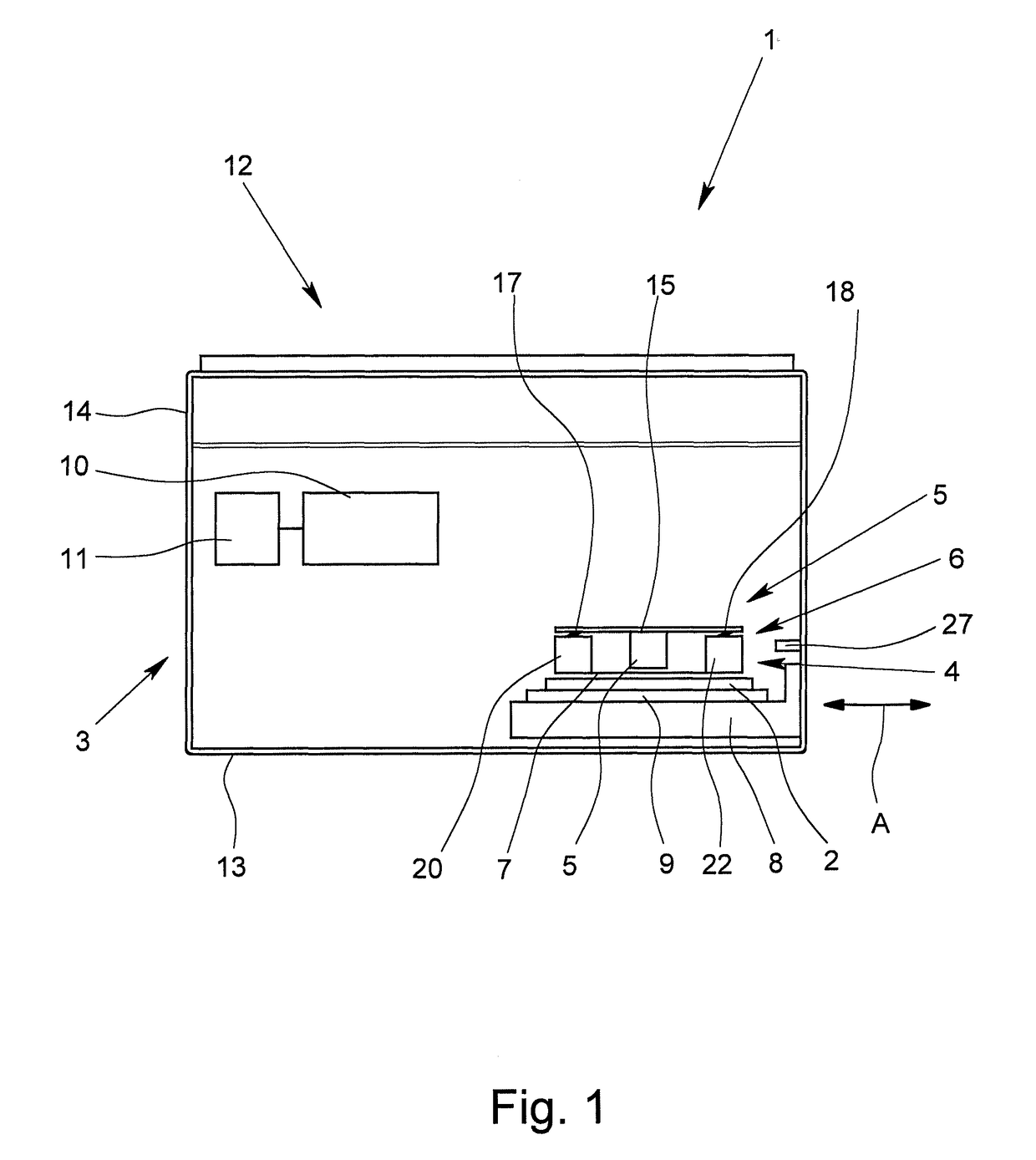 Printer for printing of printable objects and ink ribbon cassette for use in a printer