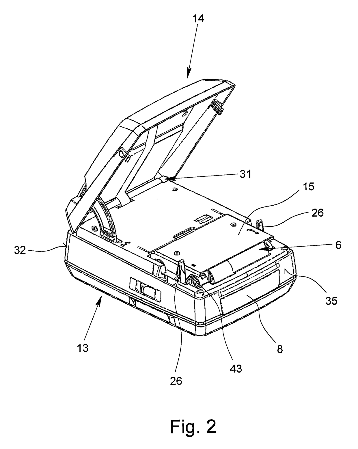 Printer for printing of printable objects and ink ribbon cassette for use in a printer