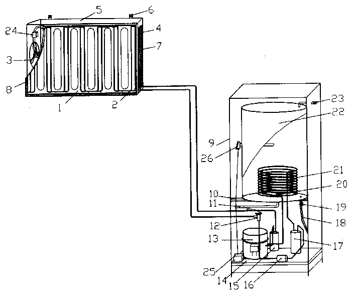 Solar energy-air heat pump water heater