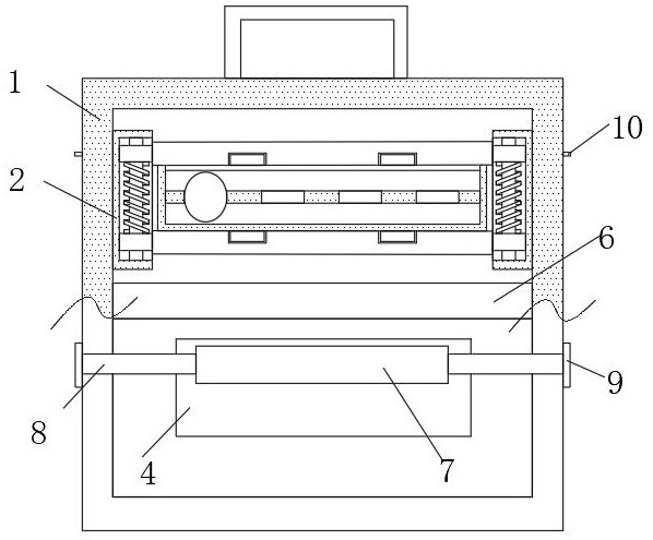 Protection device of egg preservation box