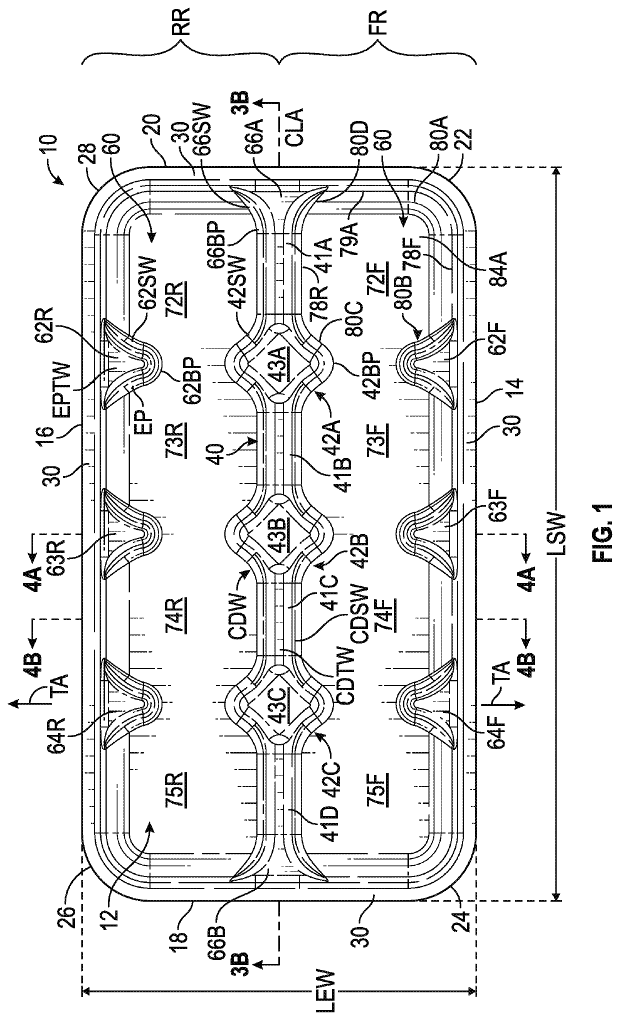 Meat patty tray and method of packaging and display