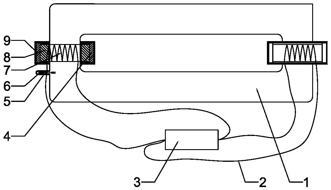 High-power electromagnetic induction ultraviolet germicidal lamp used directly in water