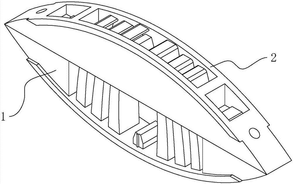 Furniture connecting part and furniture connecting structure