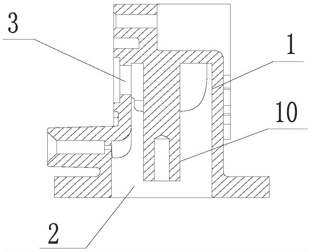 Four-section proportional valve for gas water heater