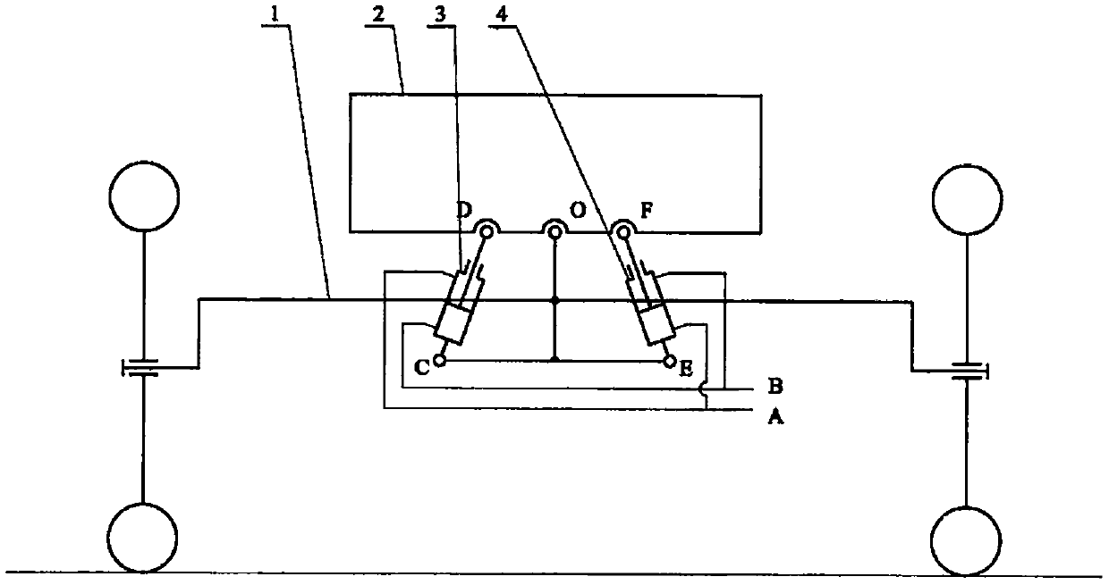 Vehicle body side tipping driving device and vehicle using device