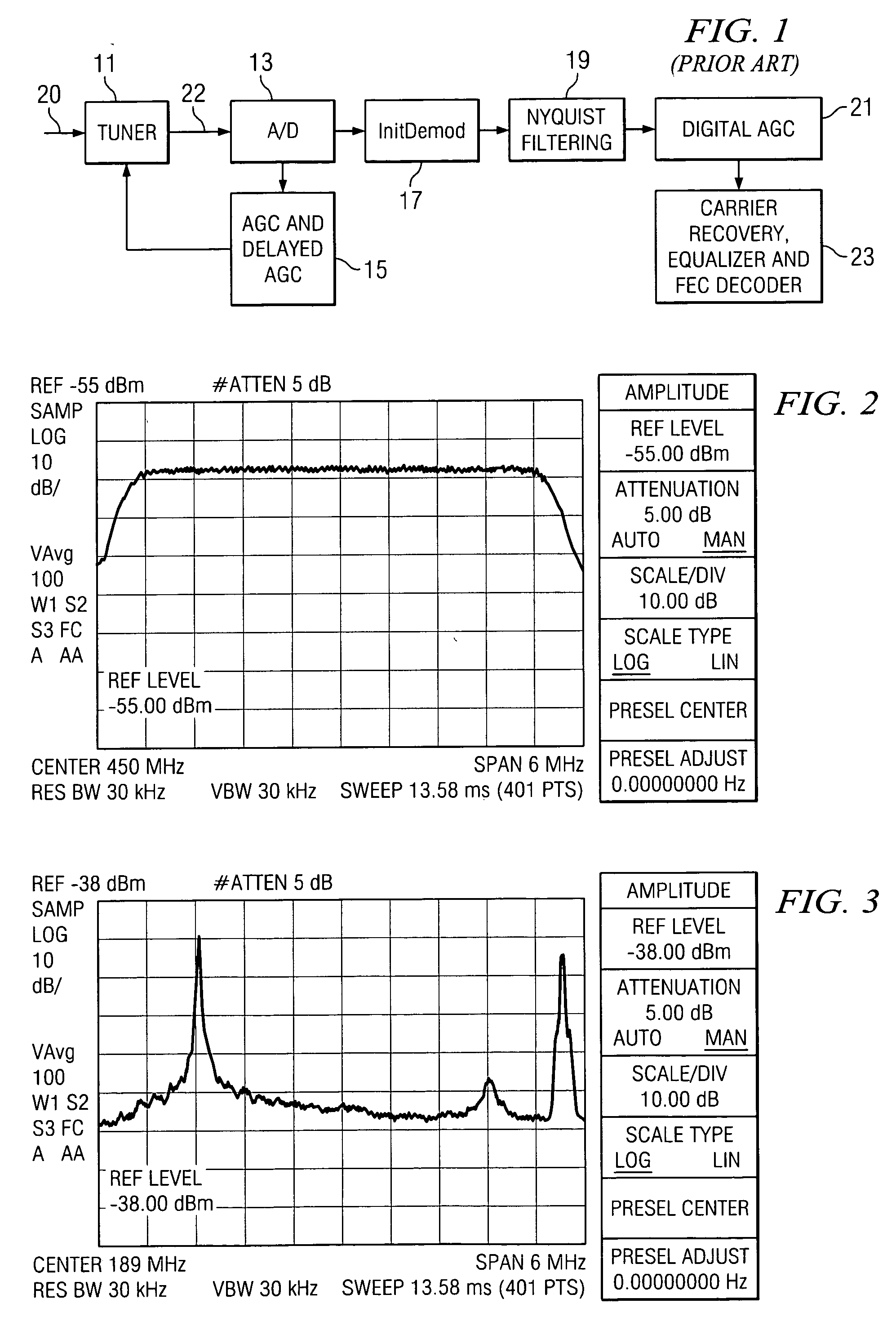 Analog/digital carrier differentiation in digital cable receivers