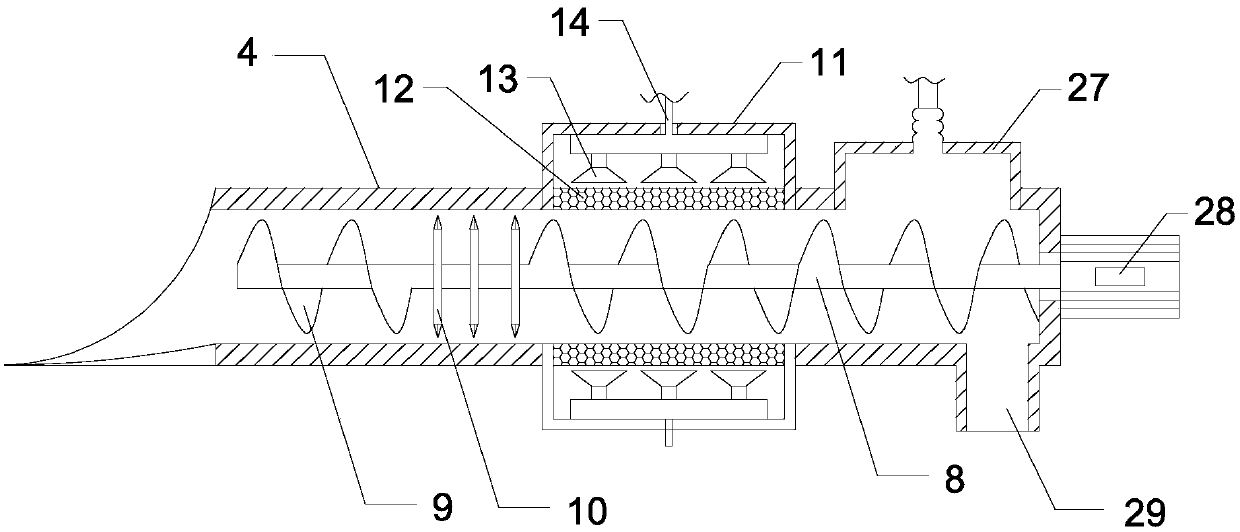 Efficient soil disinfection and fertilization device