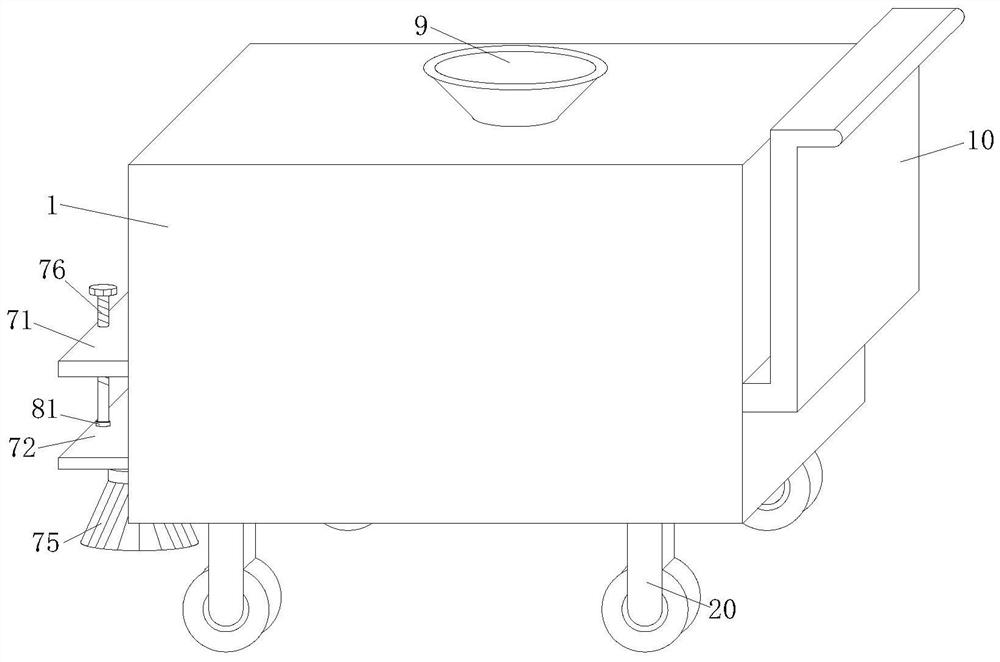 Pavement depression detection device for municipal engineering