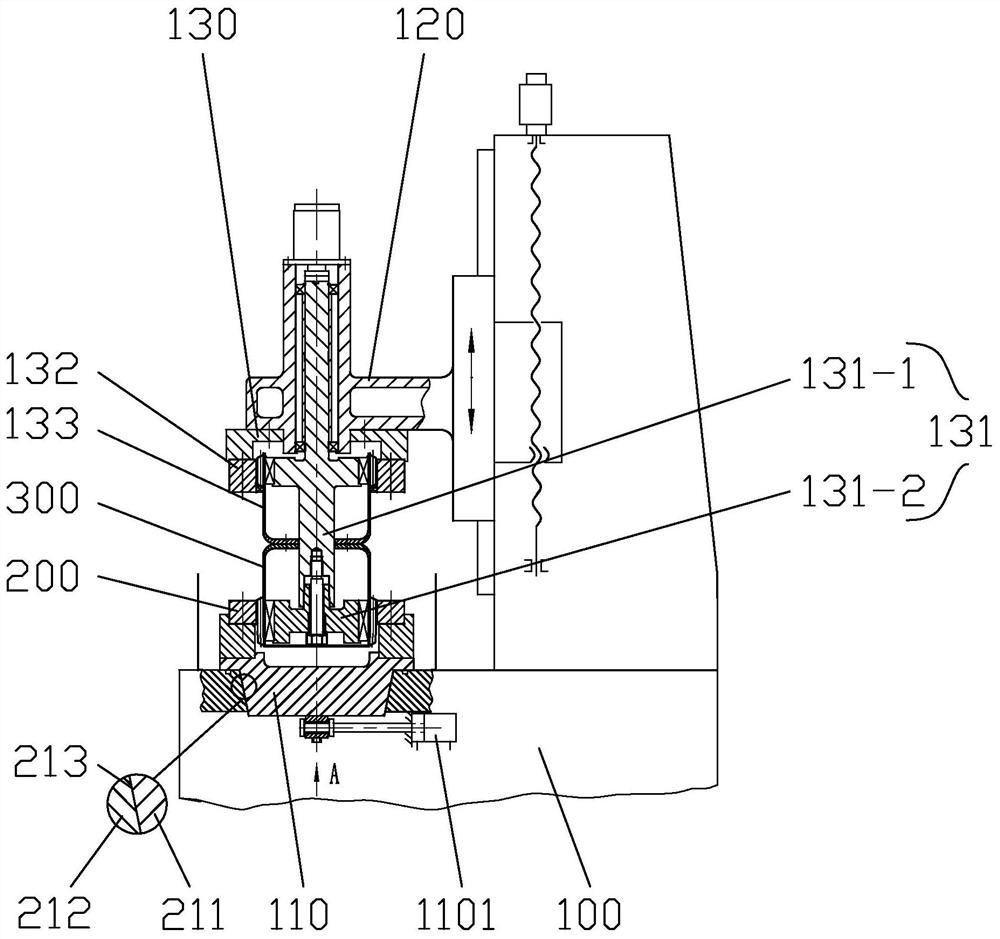 Harmonic reducer tooth surface machining method and device