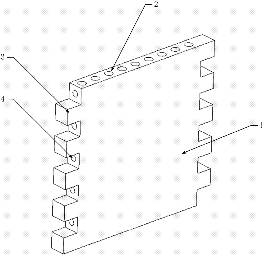 Reinforced concrete prefabricated slab