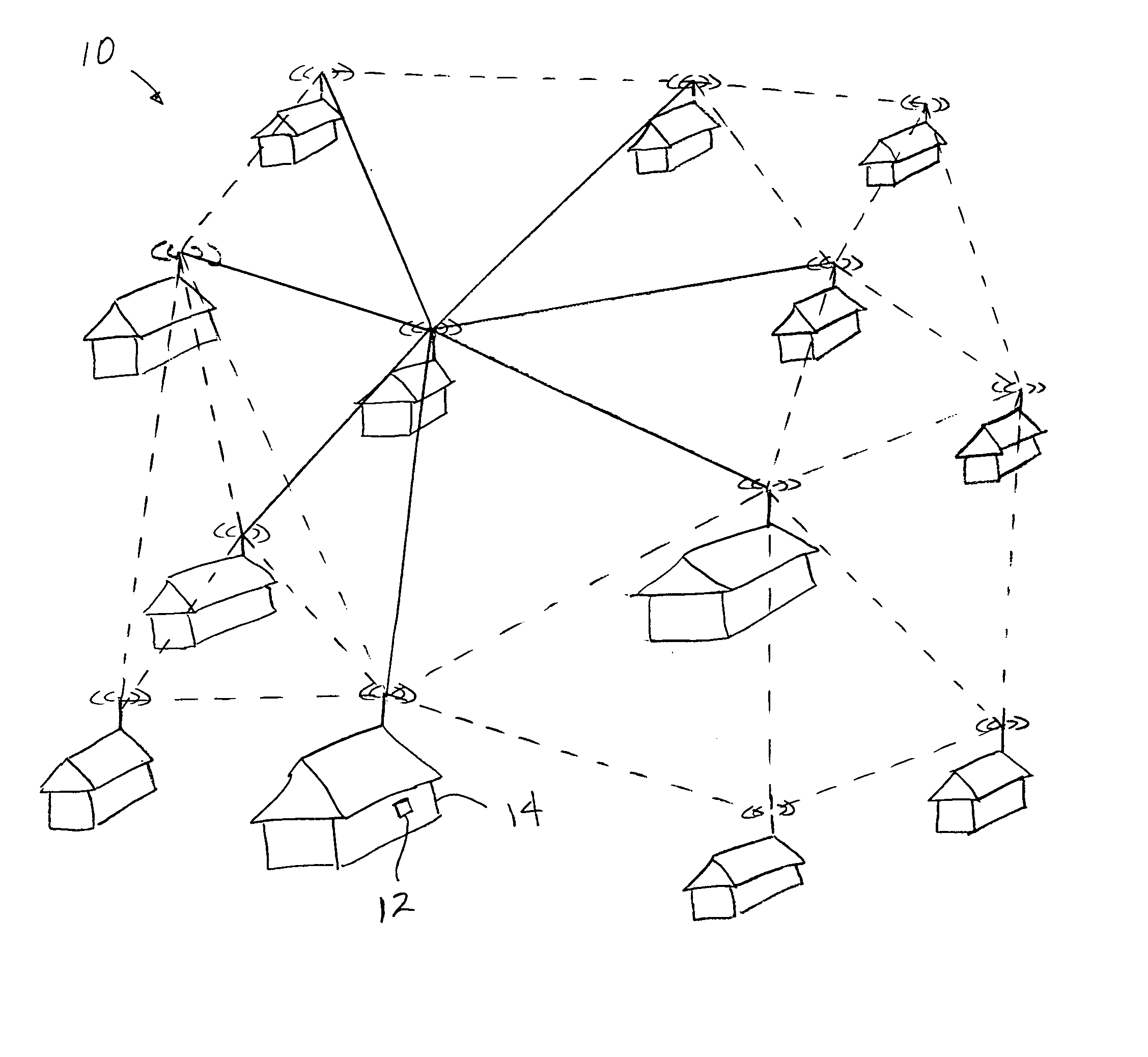 Alarm system with a plurality of interactive alarm units