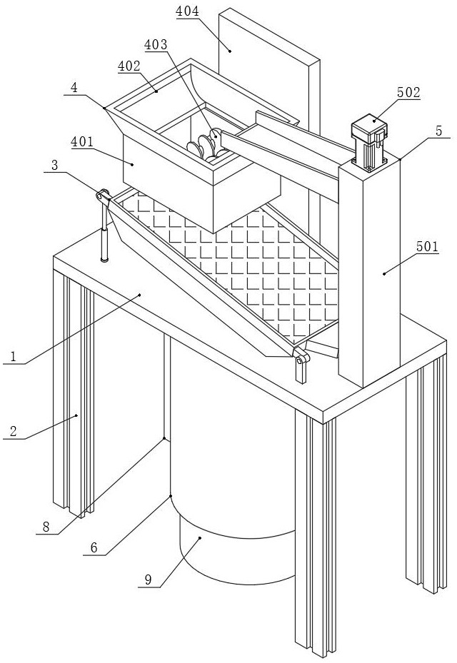 Sample separation instrument for hydraulic ring geology specialty