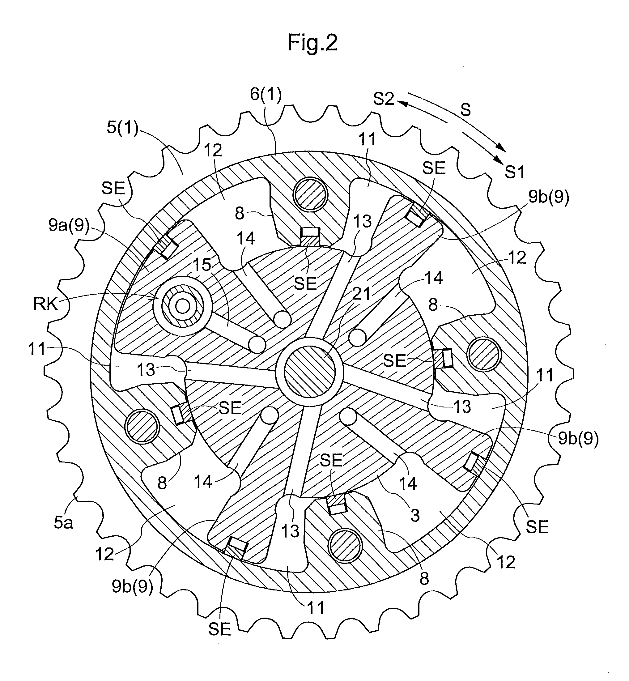 Valve timing control device