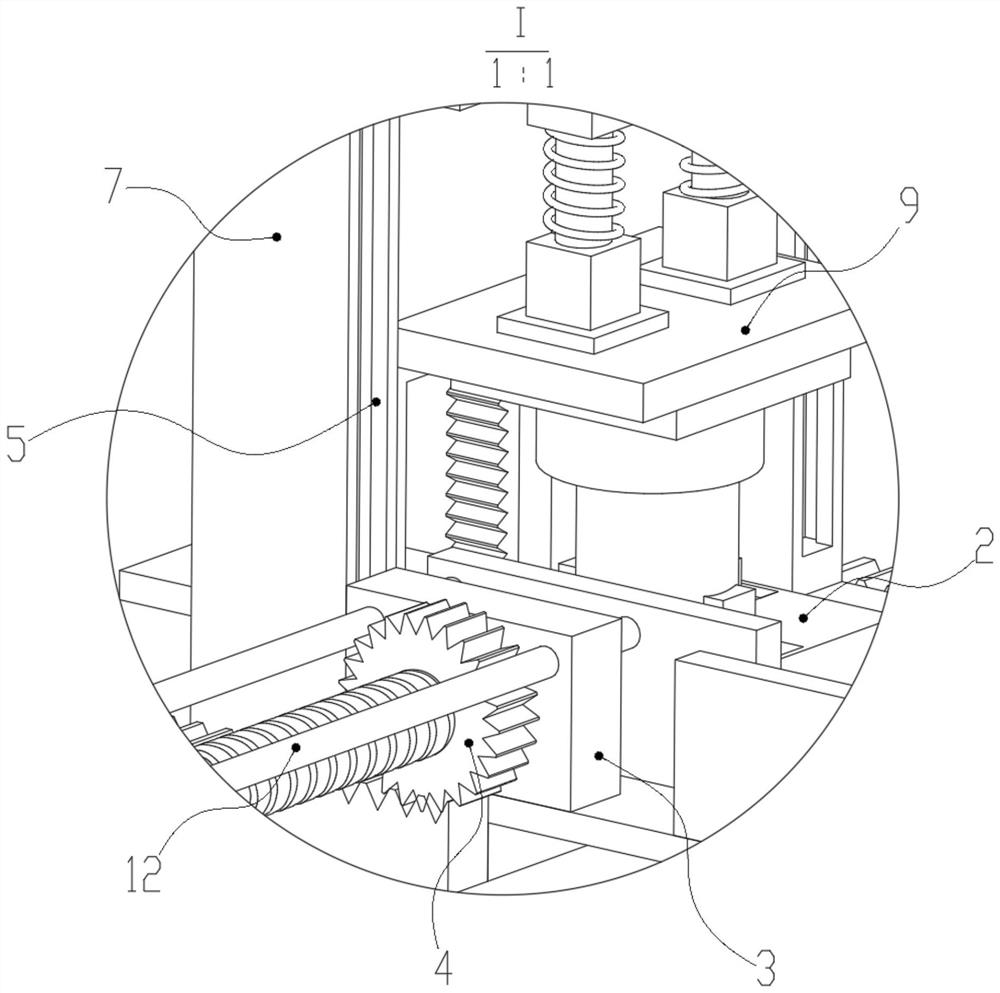 Forging device with real-time automatic cleaning function