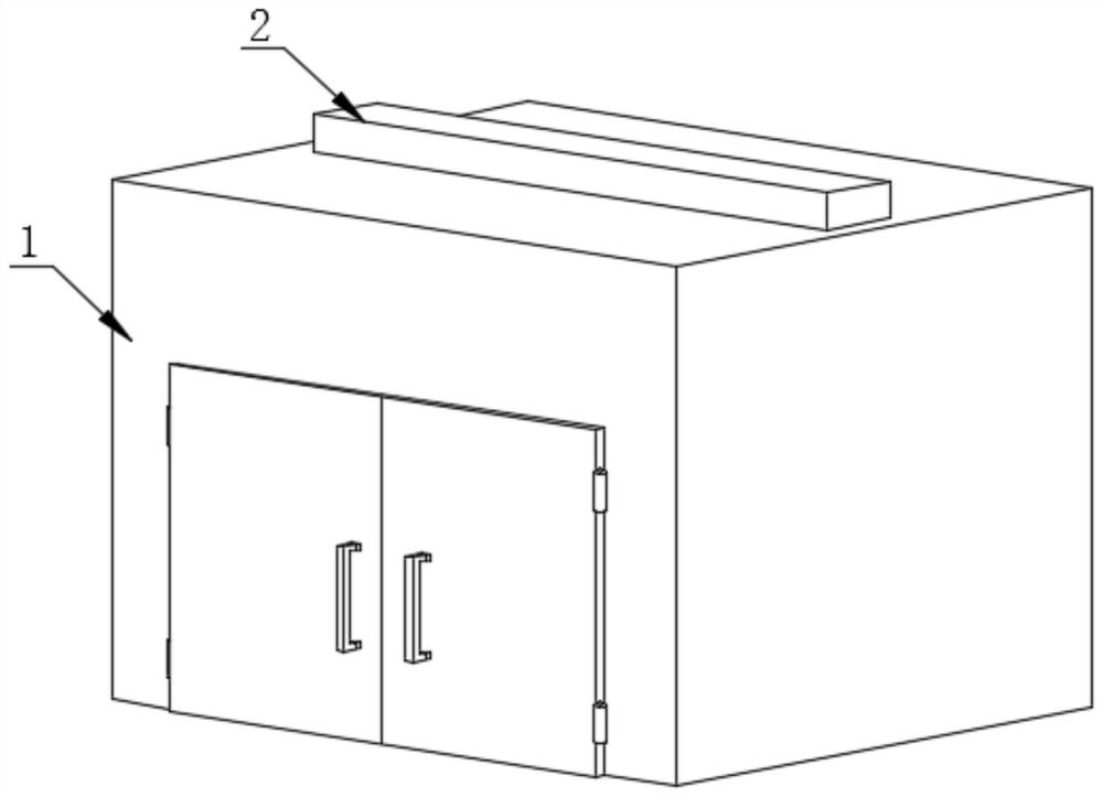 Remote fog gun machine automatic control method for waste steel storage