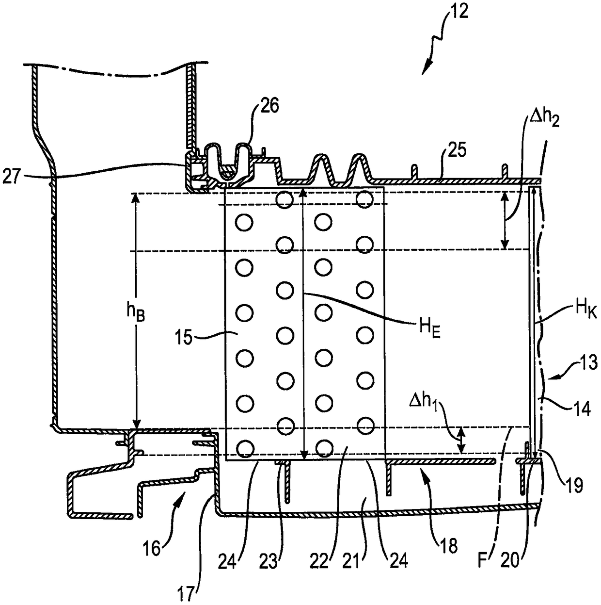 Bottom assembly for clothes dryer and clothes dryer with such bottom assembly