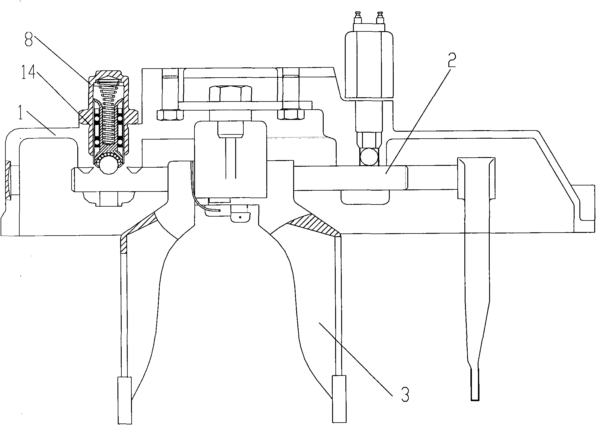 Self-locking device of transmission control mechanism