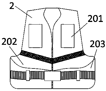 Diving equipment with safe self-saved function for leisure and self-saved method