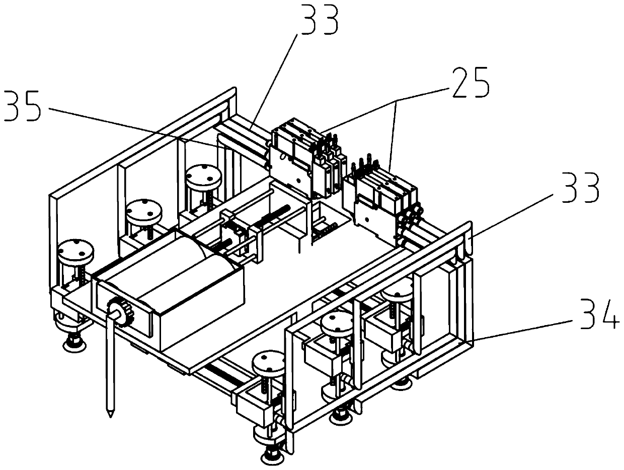 Crawling device for sealant filling for gaps among ceramic tiles of wall body, and operation method